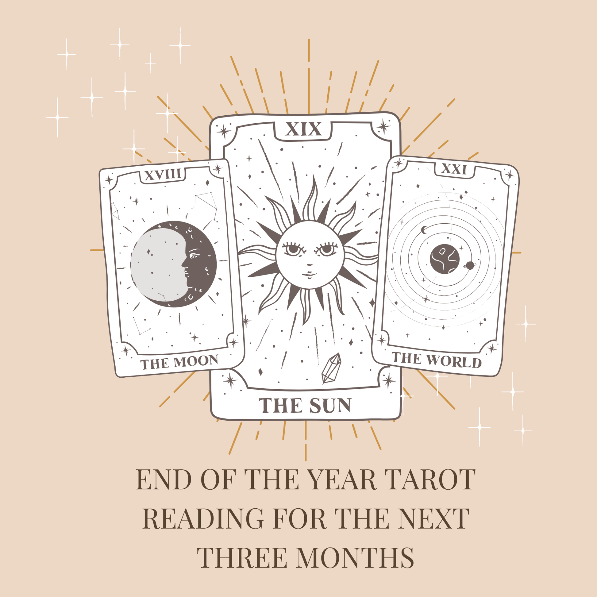 End of the year - Next 3 months psychic intuitive InDepth Tarot reading - Detailed Audio Format - Secrets of the Mystics