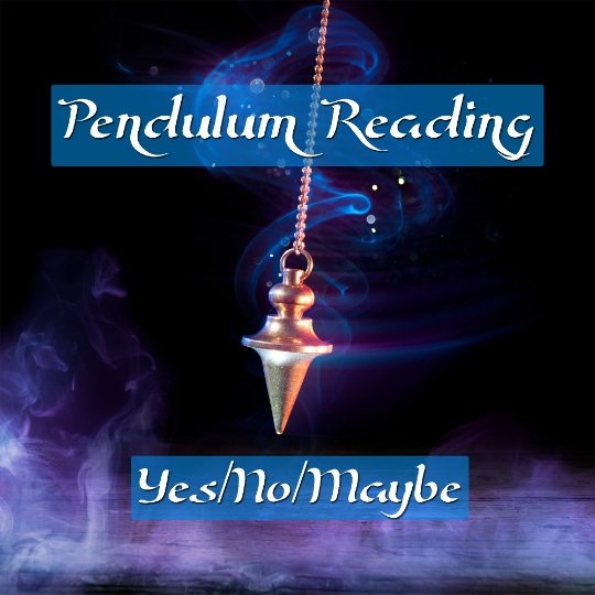 Yes or No Three Questions reading - Pendulum Psychic Intuitive reading Same Day PDF - Secrets of the Mystics